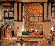 Arab or Arabic people and life. Orientalism oil paintings  314